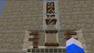Minecraft: No Piston Elevator