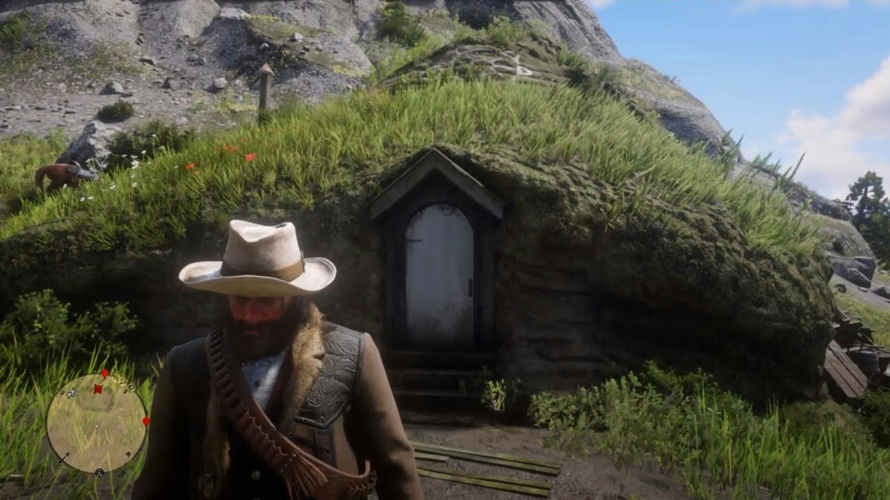 RDR2 HOBBIT HOUSE (Mysterious Hill House) YouTube