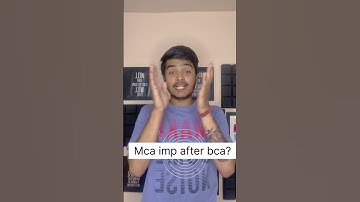 Mca important after Bca? #youtubeshorts #shorts