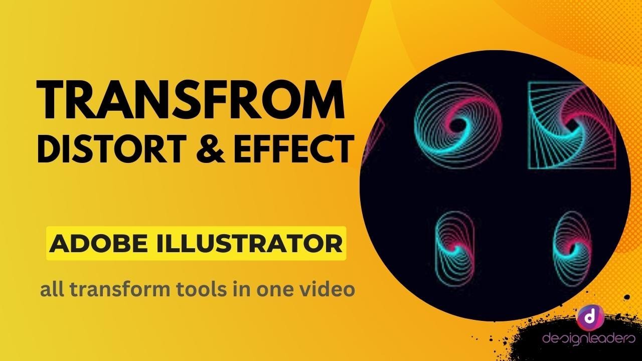 Transform tools in Adobe Illustrator CC 2023 গ্রাফিক্স ডিজাইন কোর্স ...