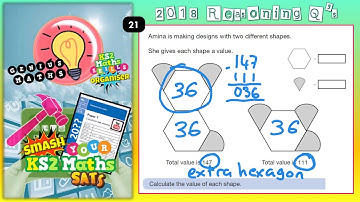 2018 KS2 MATHS SATS Paper 2 Q21
