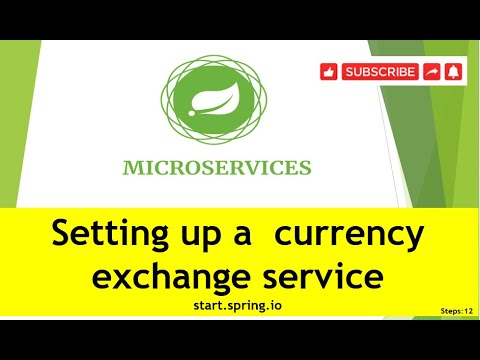 Step12  Setting up a  currency exchange  micro service in Spring