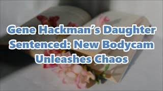 Gene Hackman’s Daughter Sentenced: New Bodycam Unleashes Chaos