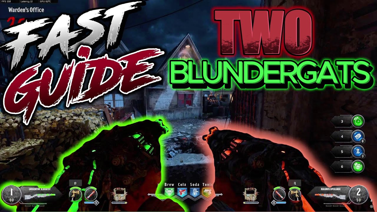 How To Get TWO BLUNDERGATS Easter Egg FAST GUIDE | BLACK OPS 4 BLOOD OF THE DEAD