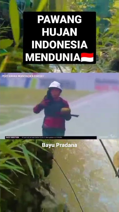 Pawang Hujan INDONESIA Mendunia 🌏🇮🇩#shorts #mandalika #motogp #pawanghujan #indonesia