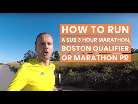 How to Run a Sub 3 Hour Marathon, Boston Qualifier or Marathon PR | Heart Rate Training on Long Runs