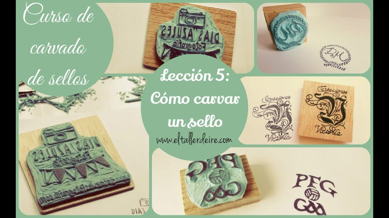 CURSO DE CARVADO DE SELLOS - LECCIÓN 5: Cómo carvar los sellos