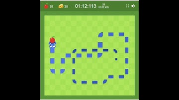 Google Snake Speedrun Cheese Mode Slow 1 Apple Standard Run #1