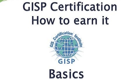 GISP Certification How to earn it basics