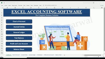 Excel Accounting Software | Learn how to make Excel Accounting Software without any VBA coding