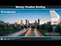 NWS Atlanta Weekly Weather Briefing for August 28, 2025
