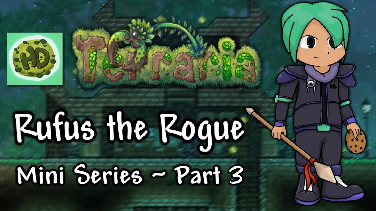 Terraria 1.3 Expert Rogue Let's Play Part 3: Desert, Obsidian & Bosses! (1.3 expert playthrough) terraria journey's end