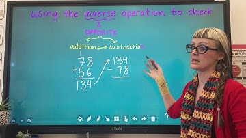 Using the inverse operation to check answers