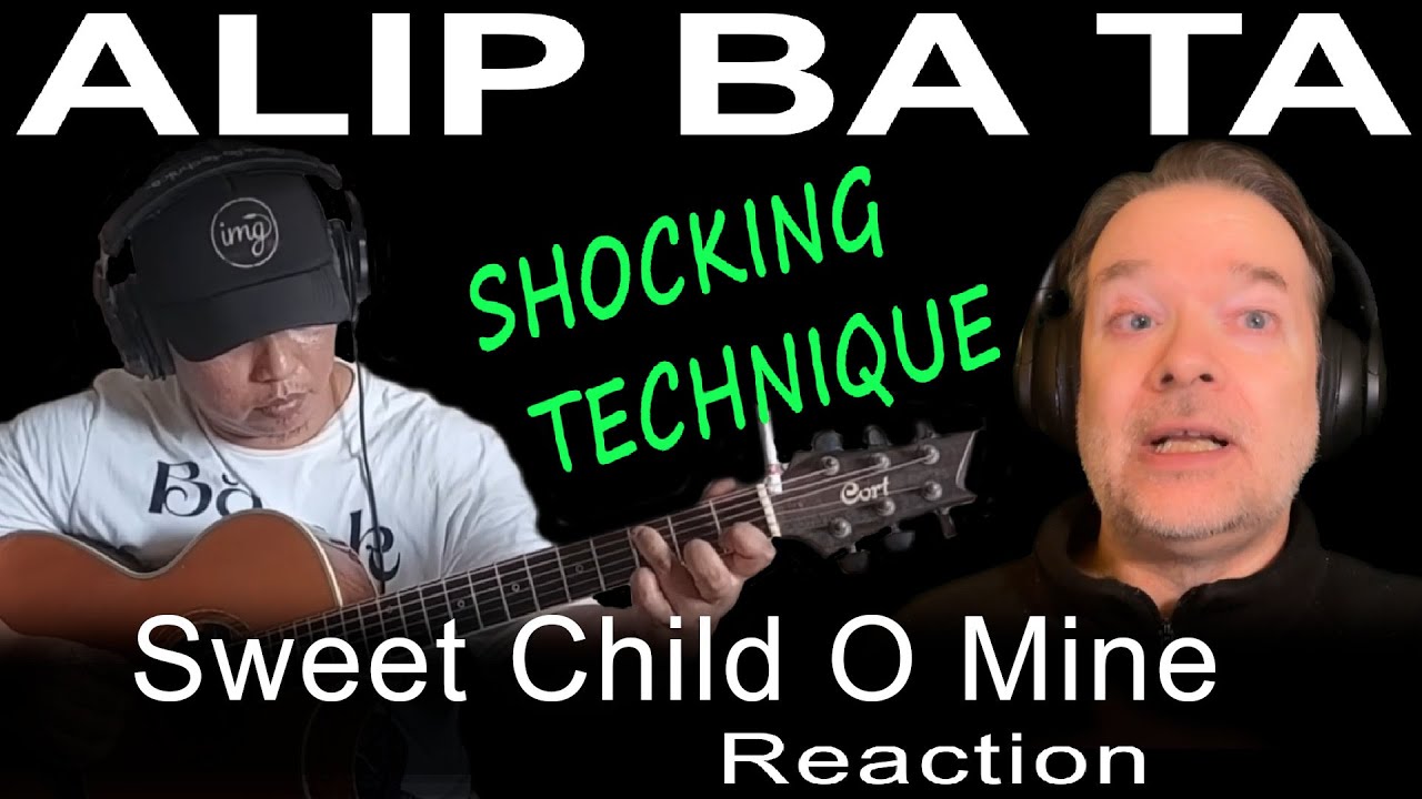 Я не ожидал ТАКОЙ техники! Alip Ba Ta I Sweet Child O Mine I Guns N' Roses I реакция