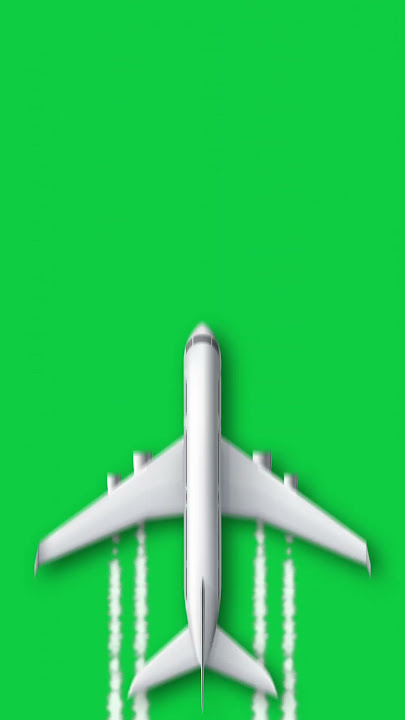 Airplane flying green screen #greenscreen #airplane #animation