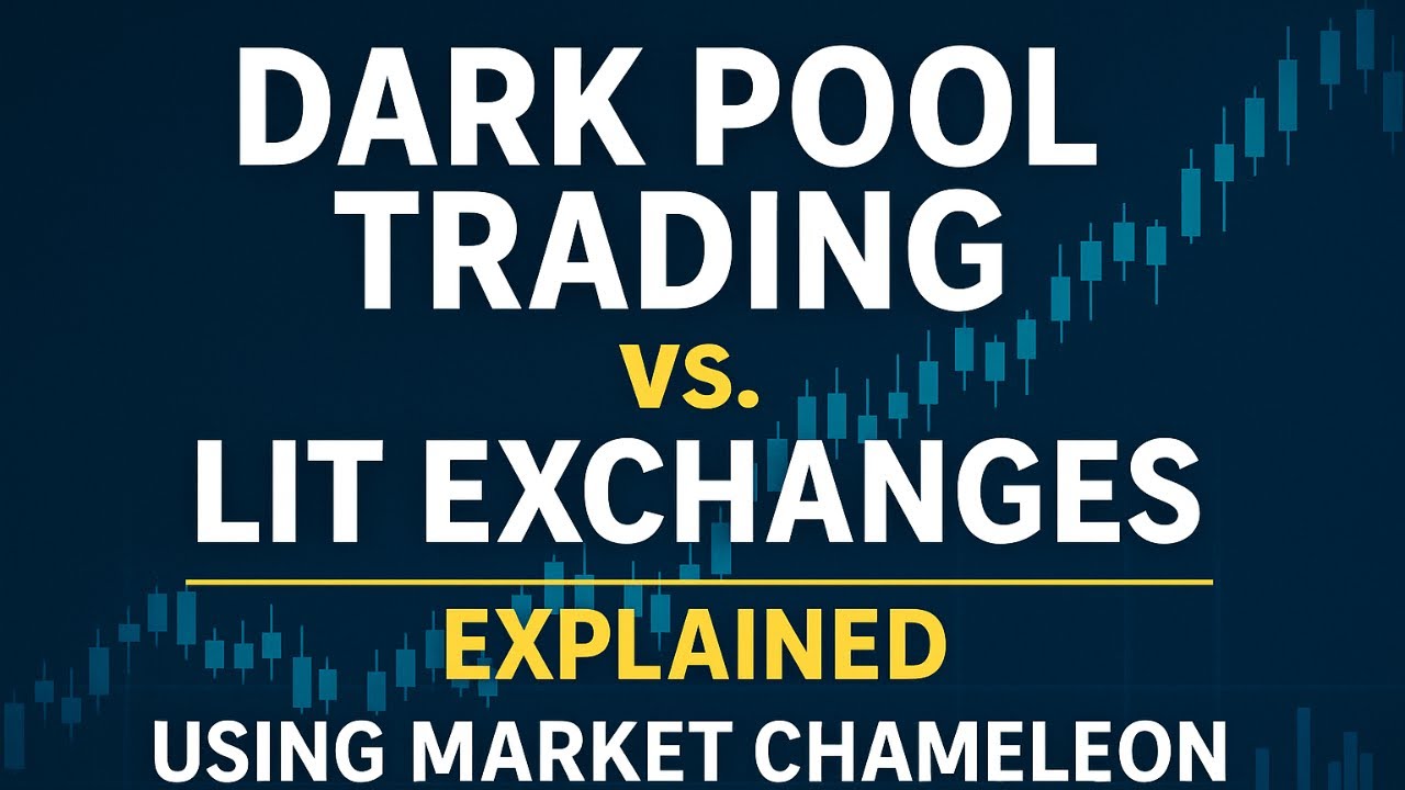!!!Dark Pool Trading vs. Lit Exchanges Explained — Using Market Chameleon for Volume Insights