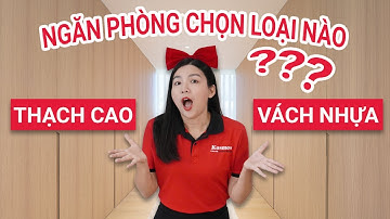 So sánh ưu nhược điểm tấm vách ngăn nhựa 2 mặt & vách ngăn thạch cao | Cách chọn vật liệu ngăn phòng