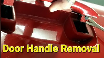 Trick to the Exterior Door Handle Removal (04 Saturn VUE Project)