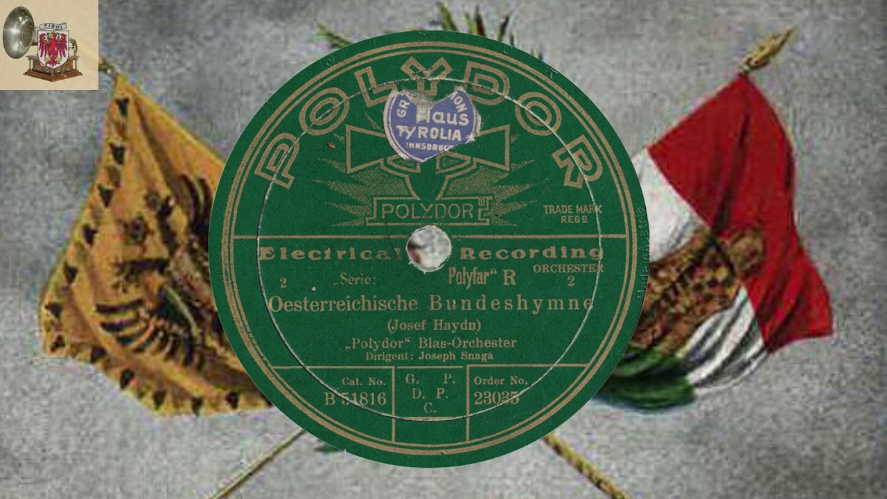 ÖSTERREICHISCHE BUNDESHYMNE - 1930