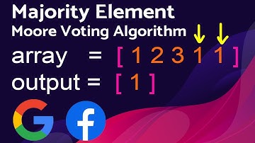 Google Interview Question - Majority Element || Moore Voting || N/3 Repeat Number || Leetcode