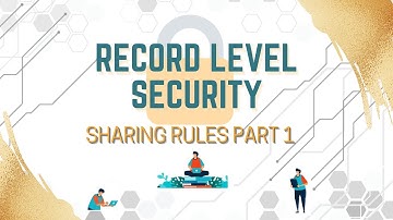 Sharing Rules | Part 1 | Record Level Security in Salesforce | EP 5| Salesforce Admin | Public Group