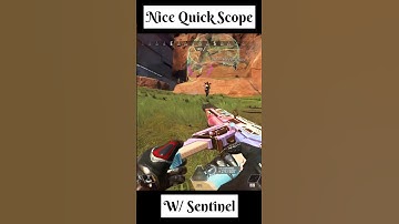 Quick Scope With Sentinel In Apex Legends #shorts #apexlegends #sentinels #quickscope
