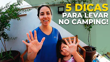 O que é necessário para acampar com crianças?