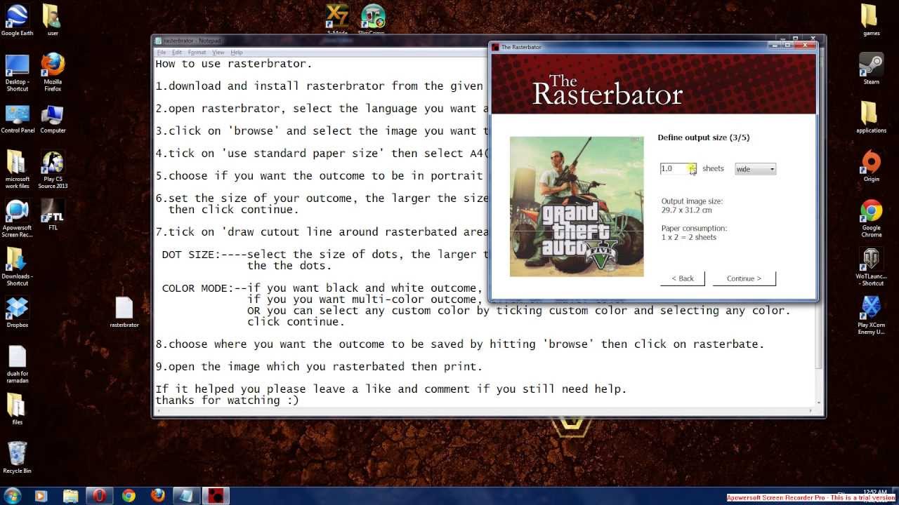 SCARICARE RASTERBATOR