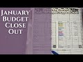 January Budget Close Out ||  Low Income Budget || Evaluating Your Budget