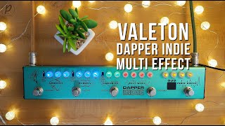 Valeton Dapper Indie Multi-Effect (Reverb, Delay, Modulation, Fuzz, Overdrive)
