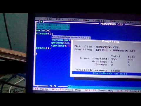 change textbackground colour in c