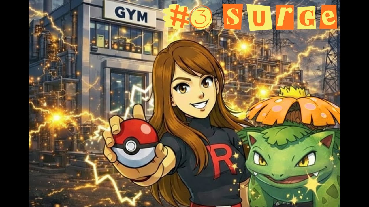 💥RANDOM LOCKE💥 Rockets y Surge! 3a MEDALLA! l Pokémon Añíl  #randomlocke #pokemonañil #medalla