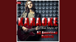 Last Song (In the Style of All American Rejects) (Karaoke Version)