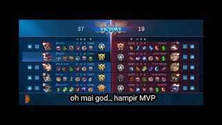 Epic Hero Franco hampir MVP Mobile legends bang bang