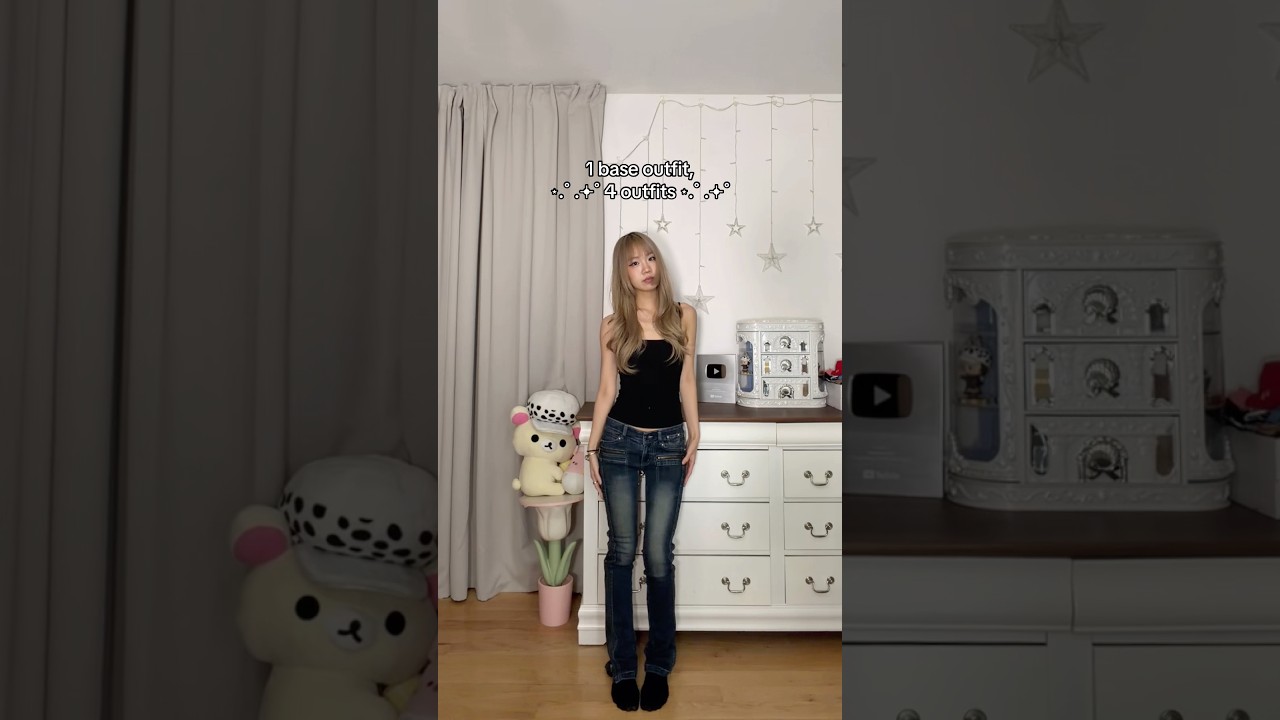 Styling 1 base outfit, 4 ways ｡⋆୨୧˚ 