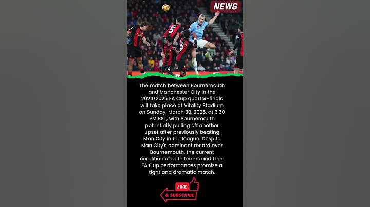 Bournemouth vs Manchester City: Can the Cherries Pull Off Another Upset? #footballnews #epl