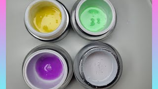 How to make colored gel builder🌈Quickly learn how to create colorful materials