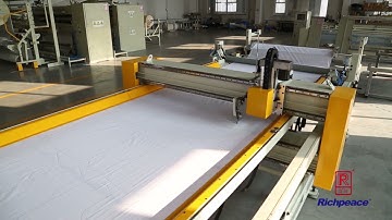 Richpeace Fully automatic quilting machine for down jacket lining sewing