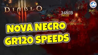 Nova Necromancer GR120 Speeds Diablo 3 Season 28 Rites of Sanctuary