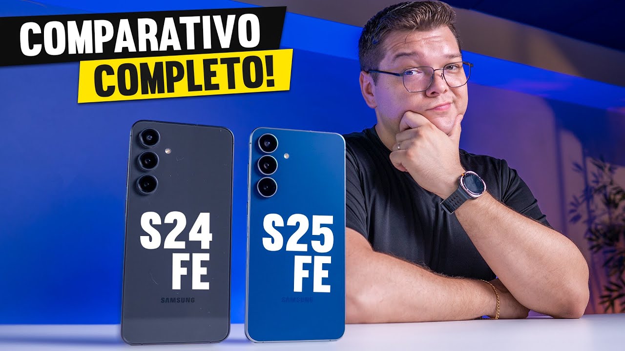 Galaxy S24 FE vs Galaxy S25 FE! Benchmarks, Temperatura, Câmera e mais! Comparativo
