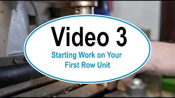 Video 3 - Starting Work on Your First Row Unit - Precision Planter Solutions