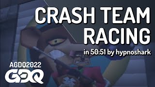 Crash Team Racing by hypnoshark in 50:51 - AGDQ 2022 Online