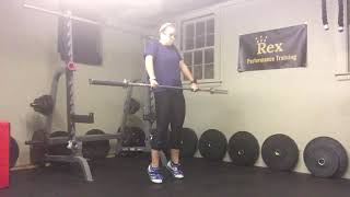 Barbell Clean Warm Up Complex