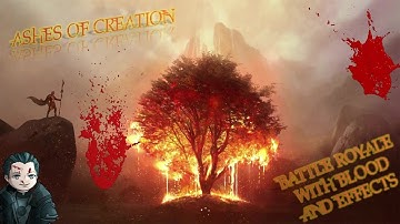 Ashes of Creation: Battle Royale Footage with Blood and Special Effects