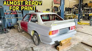 Molding the Widebody on our E30M3 Conversion!!