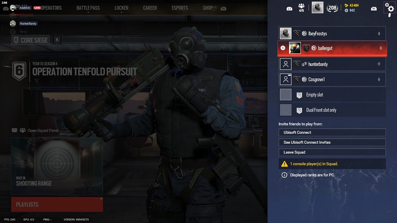 3 dudes play sledge myers (Rainbow 6 siege)