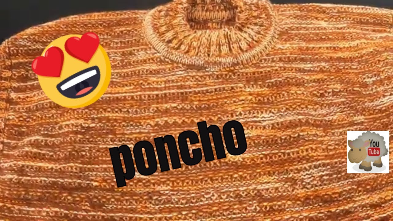 Como fazer poncho em máquina de tricô