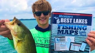 Gull Lake Fishing MADNESS {Using Michigan Sportsman’s Connections Book}