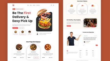 Build Animated Responsive Restaurant Website Using HTML CSS And JavaScript