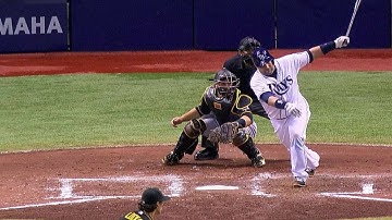 PIT@TB: Molina doubles inside the bag to plate a run